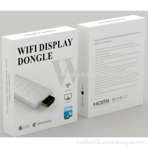 HDMI Wifi Dongle, supports IOS and Android, supports Airpaly, Miracast, DLNA, WIDINew